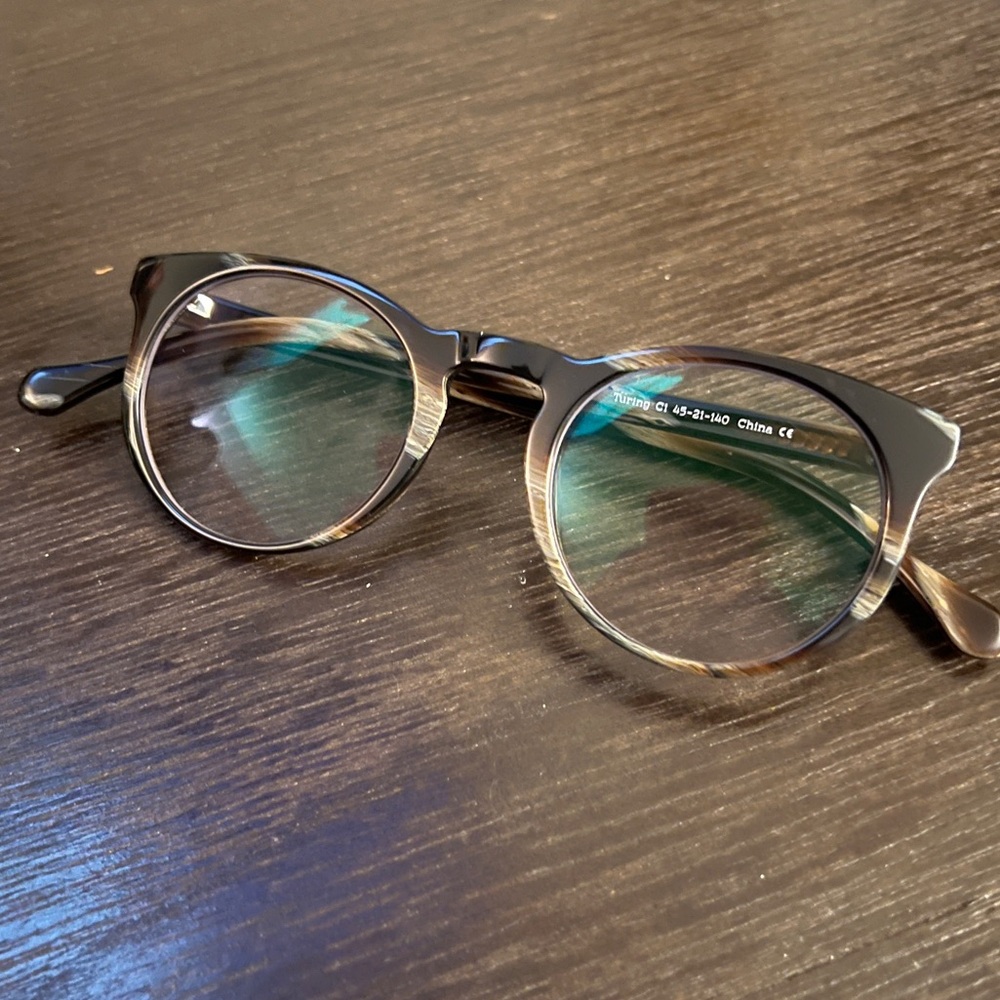 Felix Gray Eyeglasses Turing C5 Round Frames 45 [] 21 140